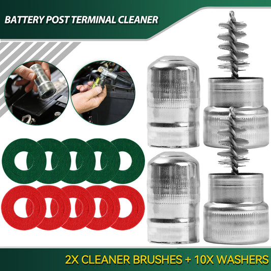 Car Wash Cleaning Battery Wire Brush Post Terminal Cable Cleaner Dirt Brushes AU Q