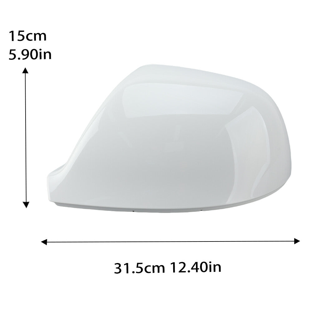 F¨¹r for VW Amarok Transporter T5 T5.1 T6 Wei? Spiegelkappen Spiegel Abdeckung Links