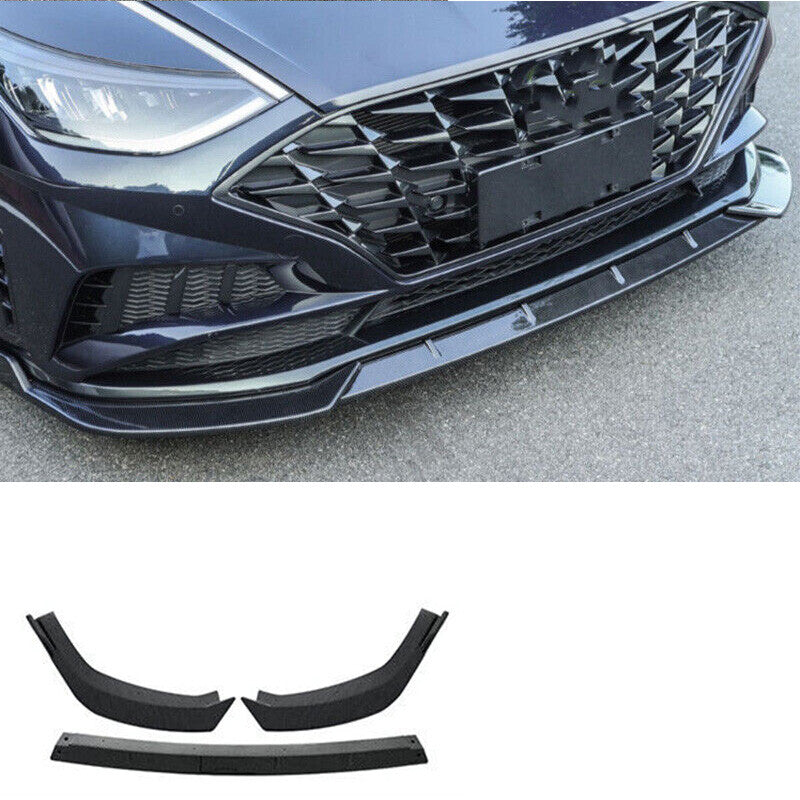for Hyundai Sonata 20-2023 Style Carbon Fiber Front Bumper Lip Spoiler Splitter
