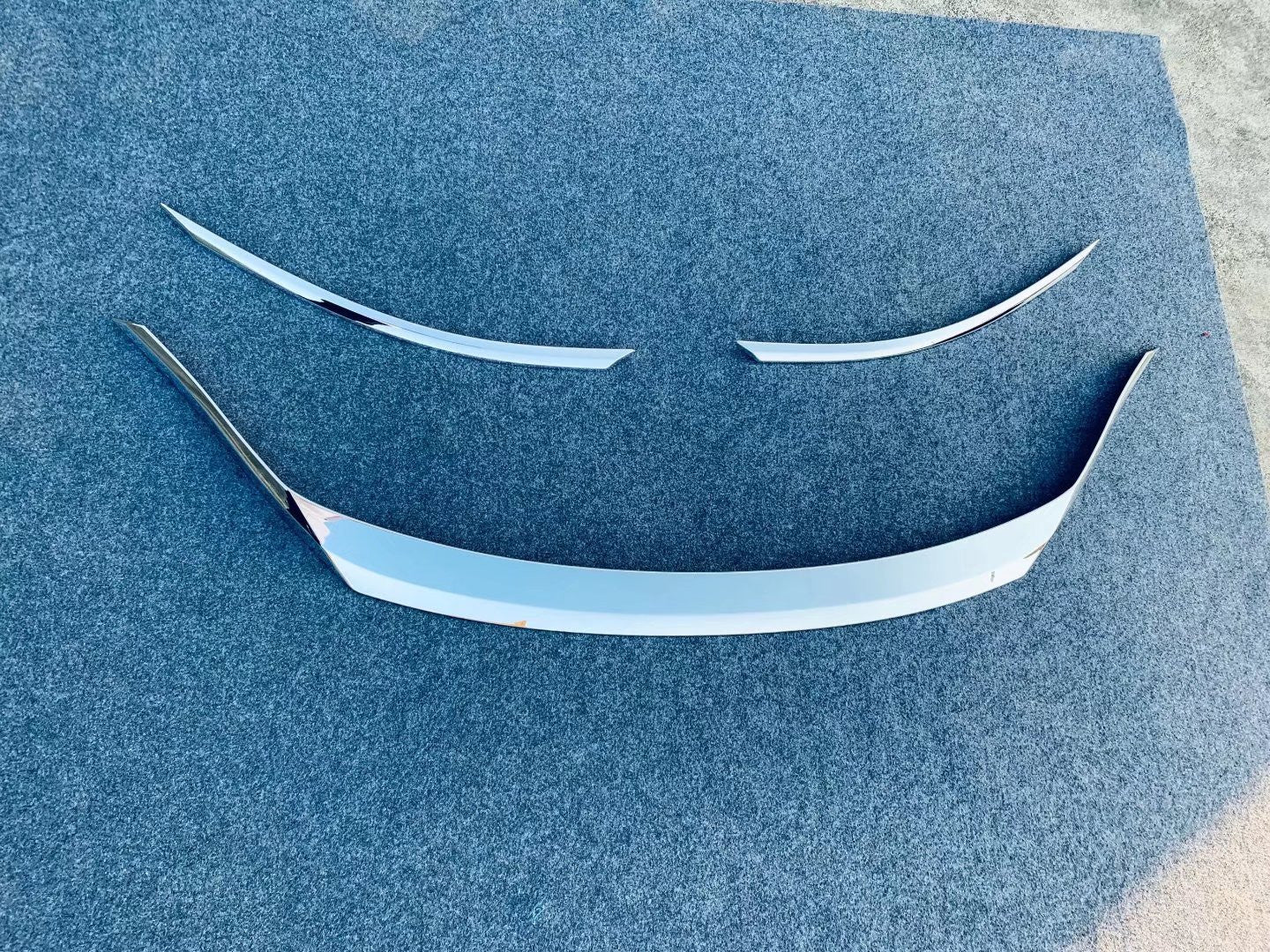 Front Hood Cover Chrome Bonnet Lid Grill Trim For 2020-2023 for Toyota Harrier Venza
