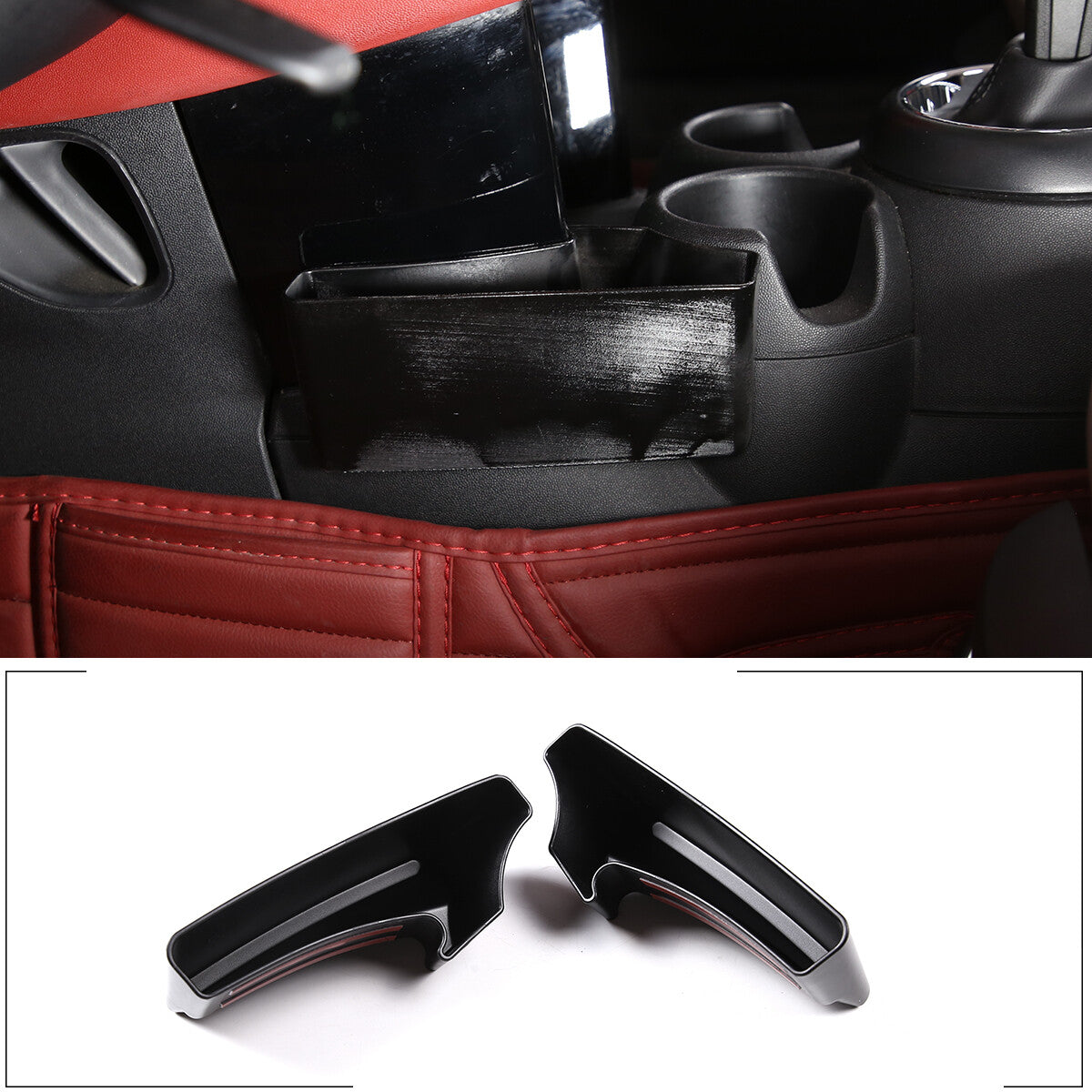 ABS oak grain interior door panel cover decoration suitable for Tundra/Sequoia 2022-2023- v