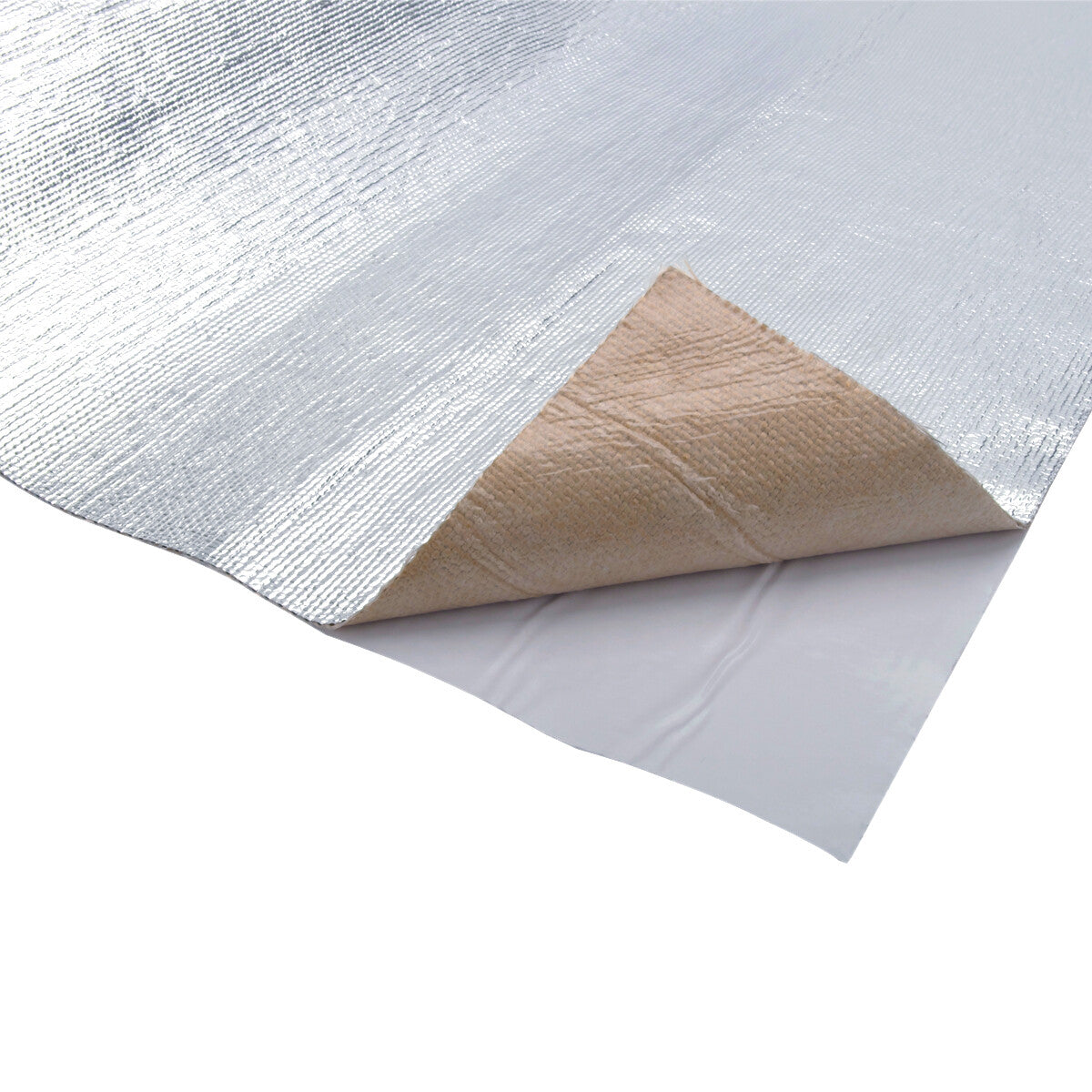Aluminized thermal insulation cover, heat barrier, adhesive-backed thermal insulation sleeve, 20 inches x 24 inches