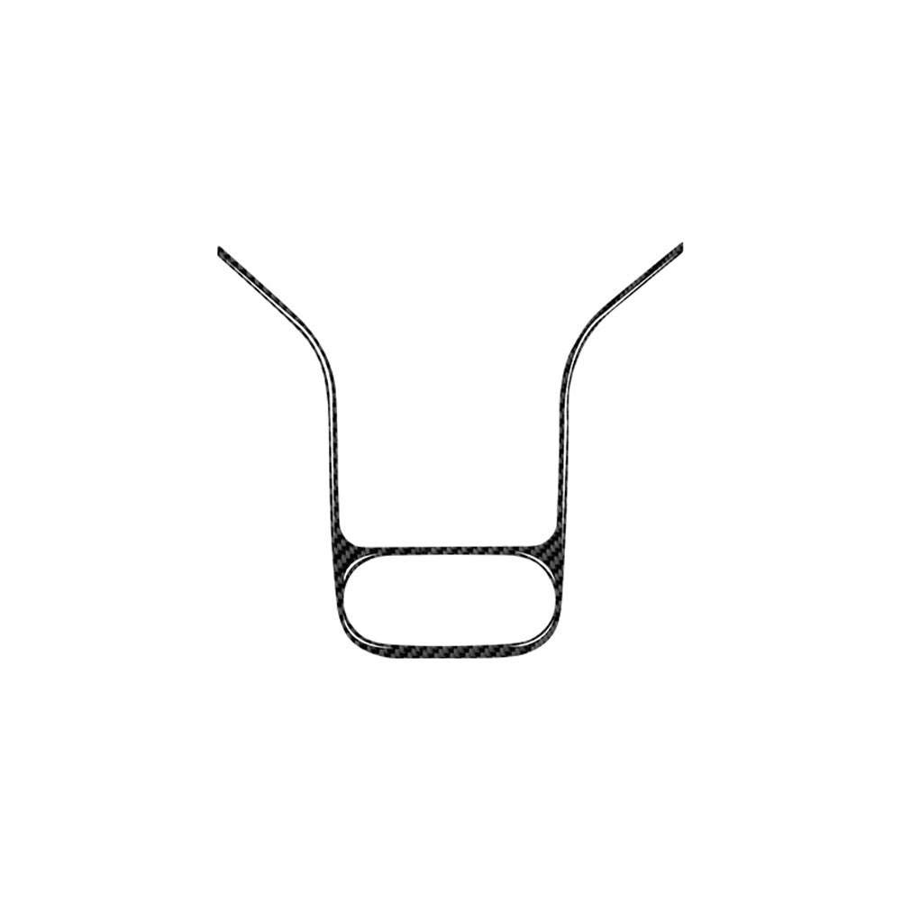 2Pcs Vehicle Carbon Fiber Navigation Panel Cover Trim for Cadillac CTS 2003-2007 v
