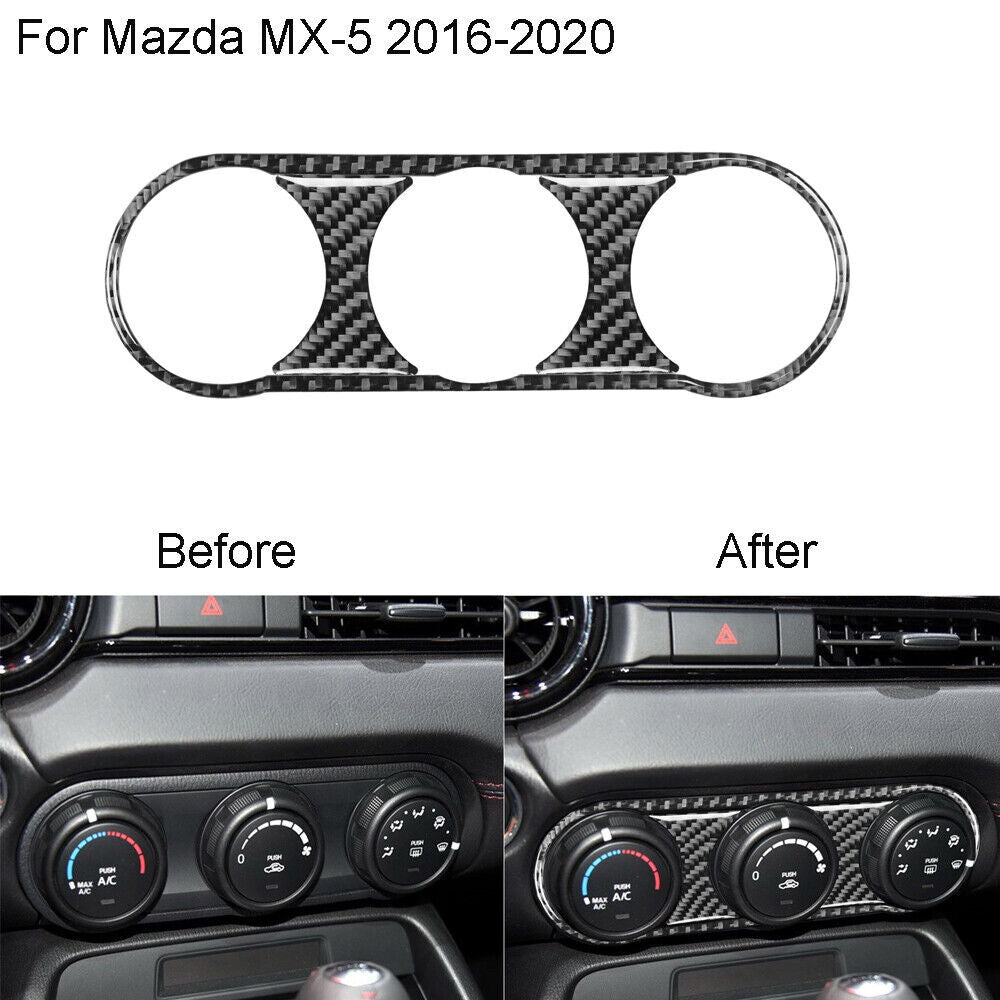 Carbon Fiber Speedometer Outer Frame Cover Trim for Honda for Civic Si 2002-2005 v