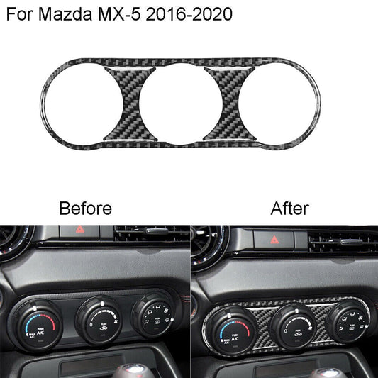 Carbon Fiber Speedometer Outer Frame Cover Trim for Honda for Civic Si 2002-2005 v