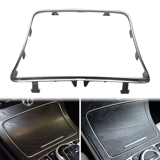 Fits for Mercedes-Benz C CLASS W205 2015-2021 Center Console Panel Trim Chrome