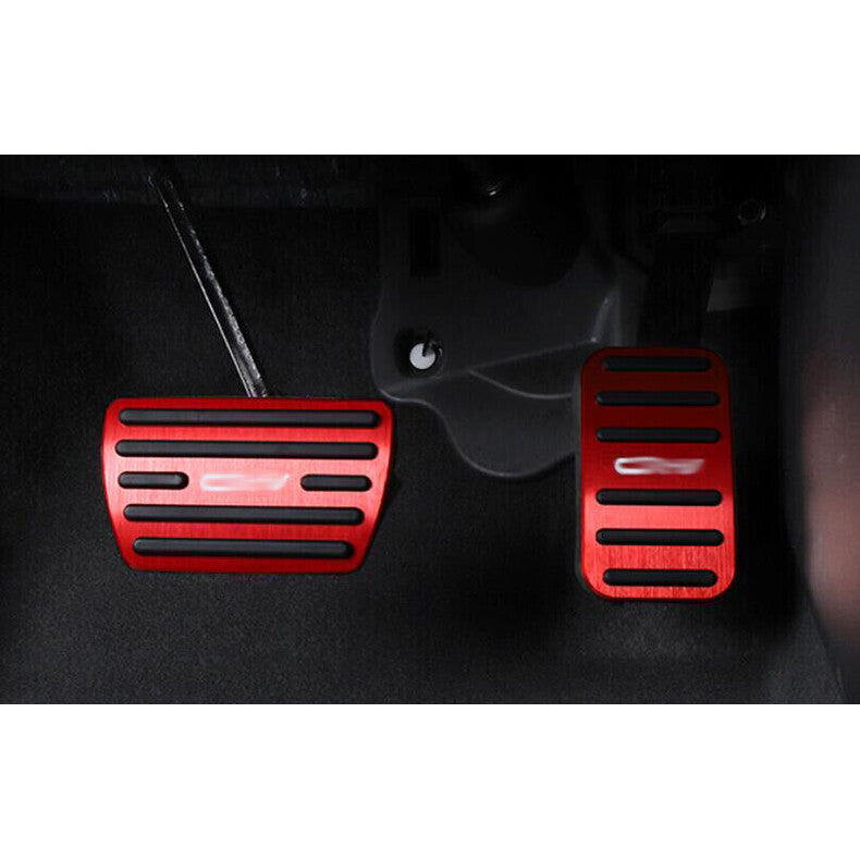 for Honda CRV CR-V 2023-2024 RED alloy Brake Pedal Accelerator Pedal cover trim