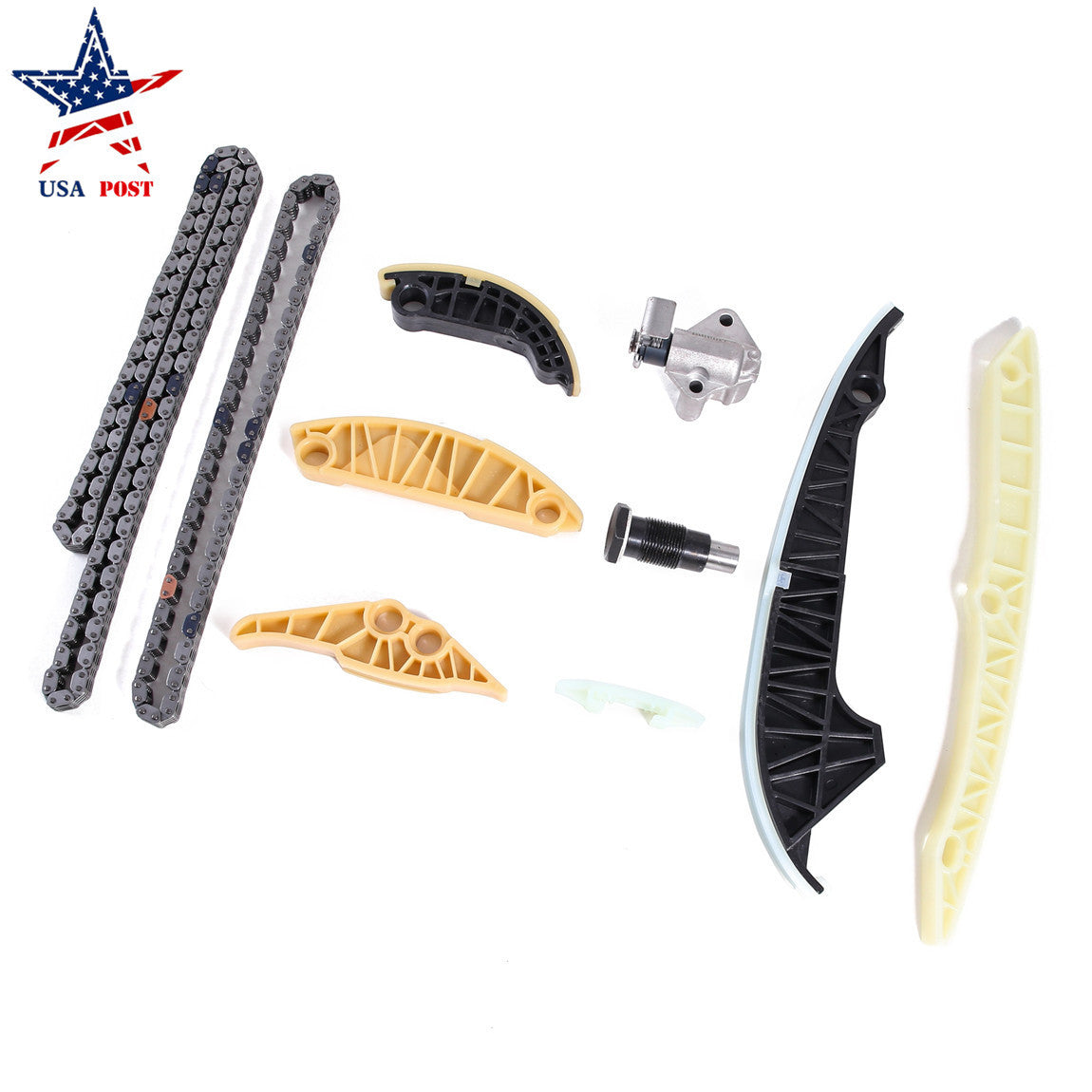 EA888 10Pcs Timing Chain Set for VW for Golf MK5/6 07-14 2.0T Gasline Q