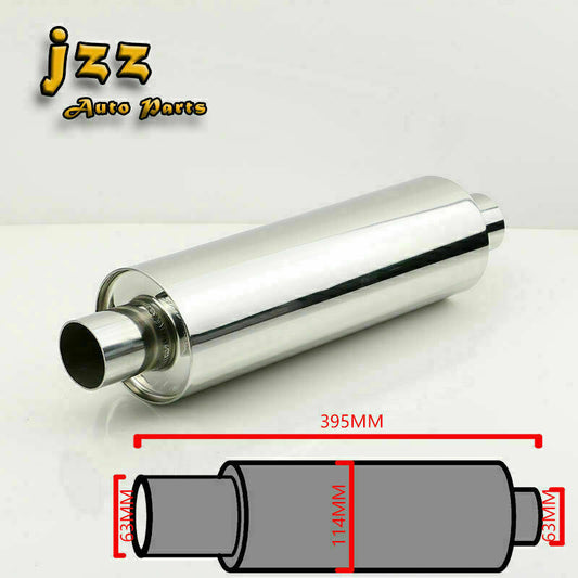 4.5 Body Exhaust Silencer Stainless Steel for Middle Exhaust 2.5 inlet New