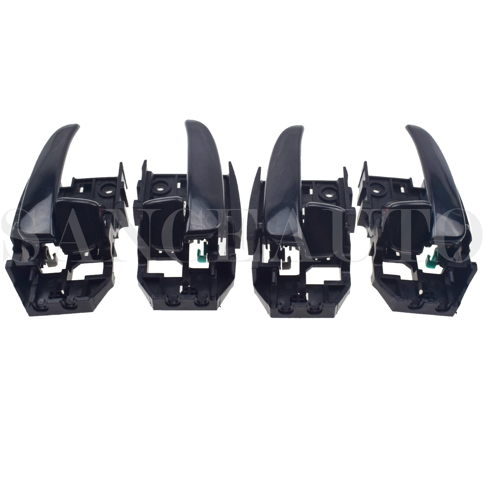 4-piece set of interior door handles (left and right) suitable for Hyundai for Elantra 2001-2006. n