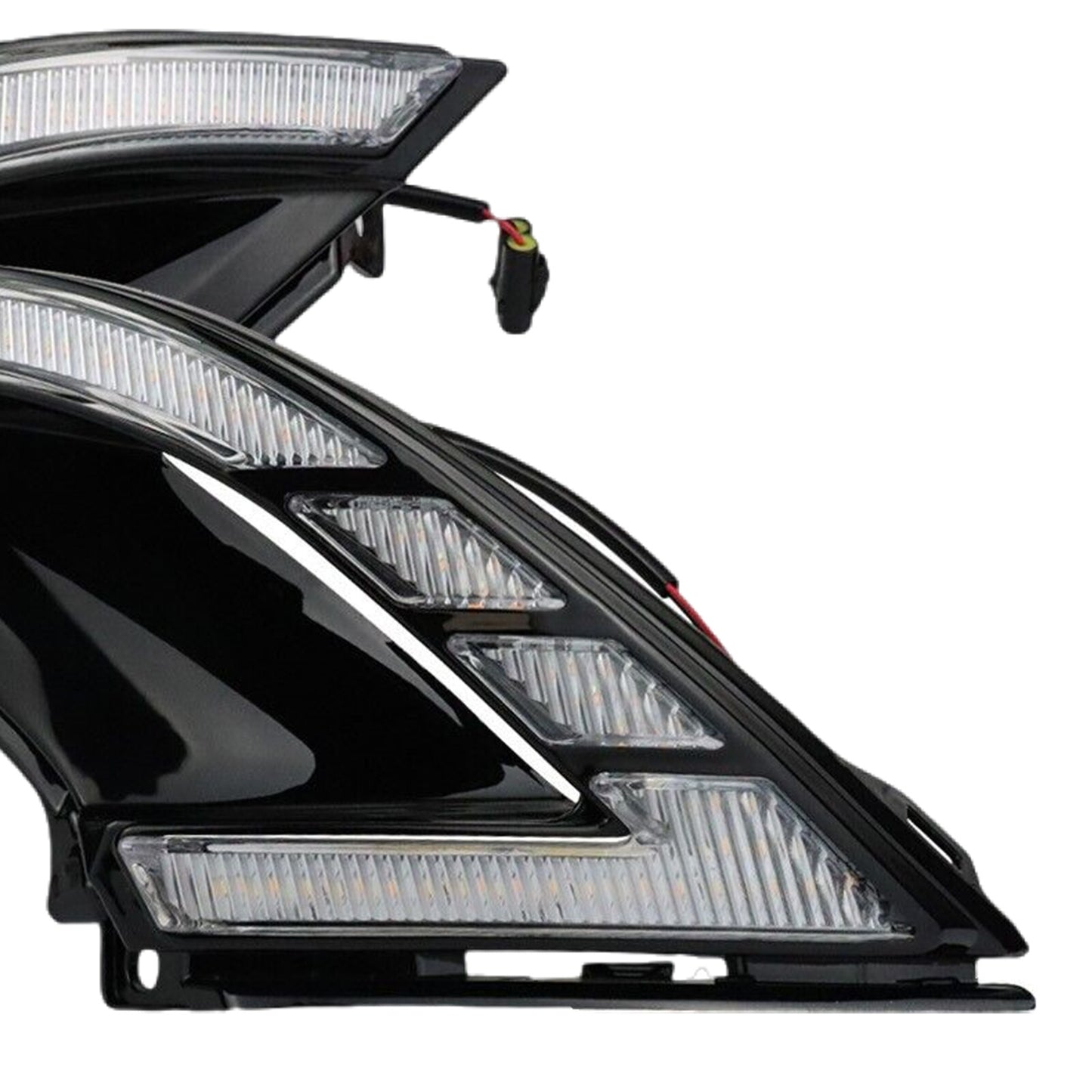 1 pair of amber fog lights for the front bumper, suitable for 2023-24 for Honda Accord DRL turn signals.