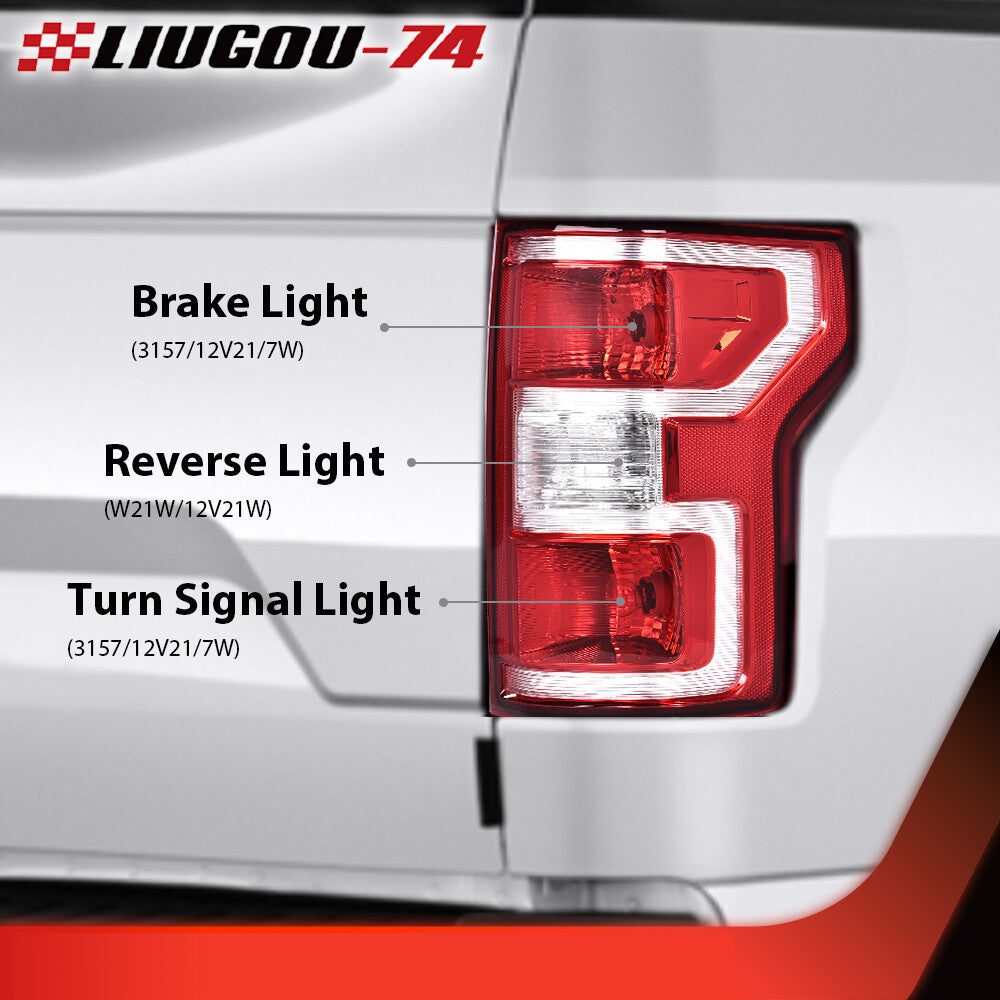 Suitable for 2018, 2019, and 2020 F150 rear taillights on the right passenger side- v