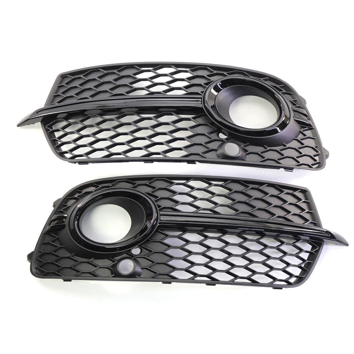 A Pair Front Fog Light Grill Grille Cover Fit for Audi Q5 Sport S-Line 2013-2017 Q
