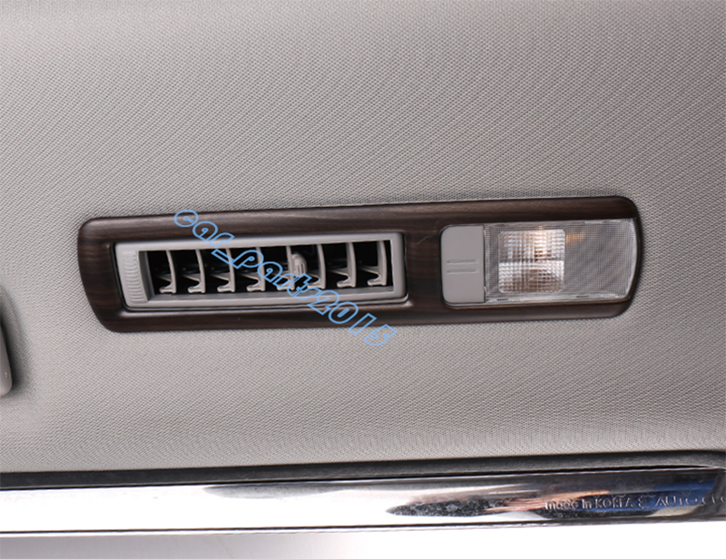 Peach Wood Grain Inner Rear Reading Lamp Cover Trim for Toyota Highlander 14-19