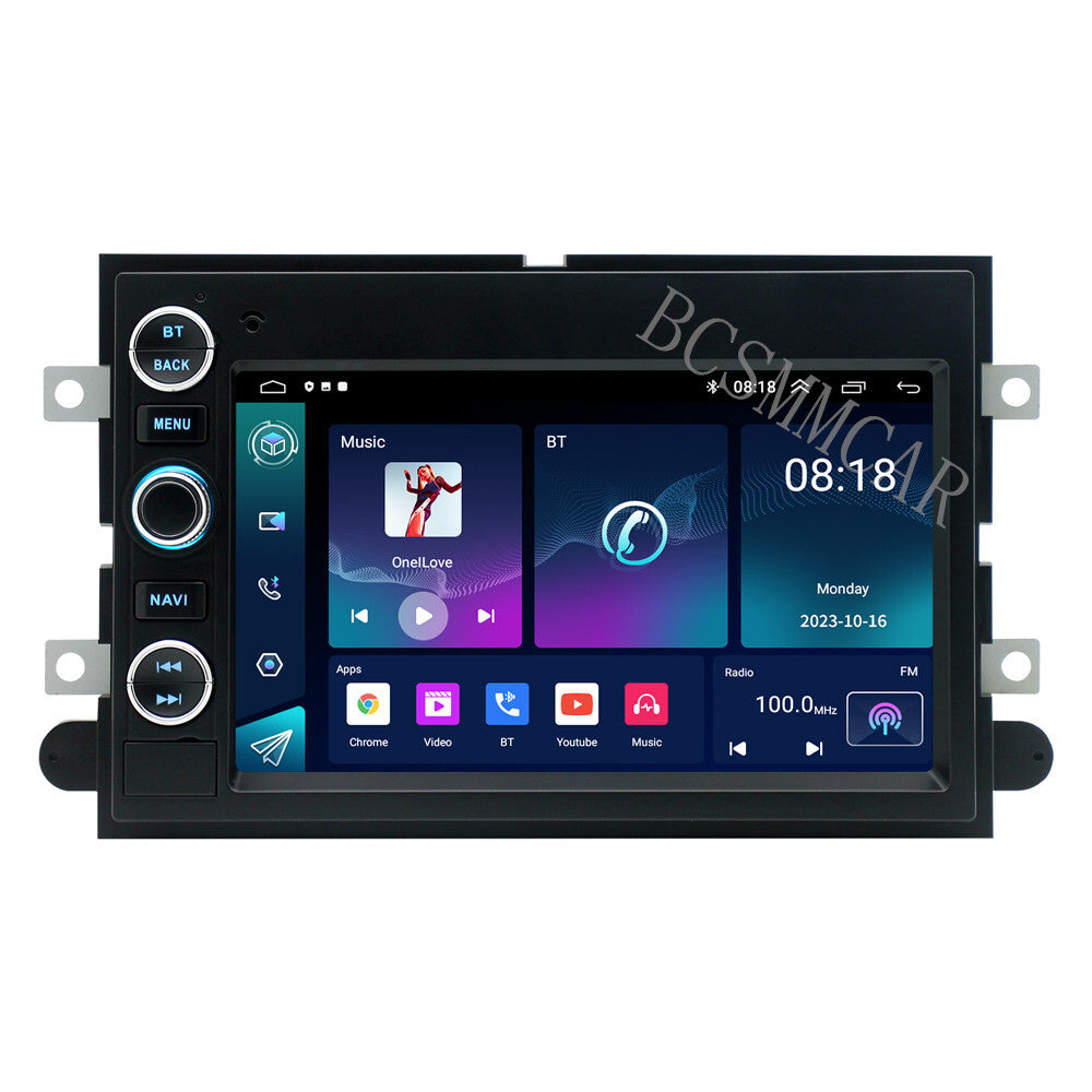 2 Din Car Stereo Radio GPS Navigation WIFI BT Fit For 2004-2008 for Ford F150 Pickup