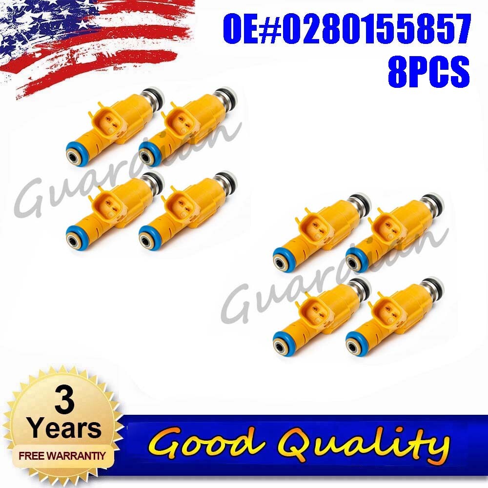 8 fuel injectors 0280155857 suitable for Ford Crown Victoria E-350 F-250 F-350 F-450