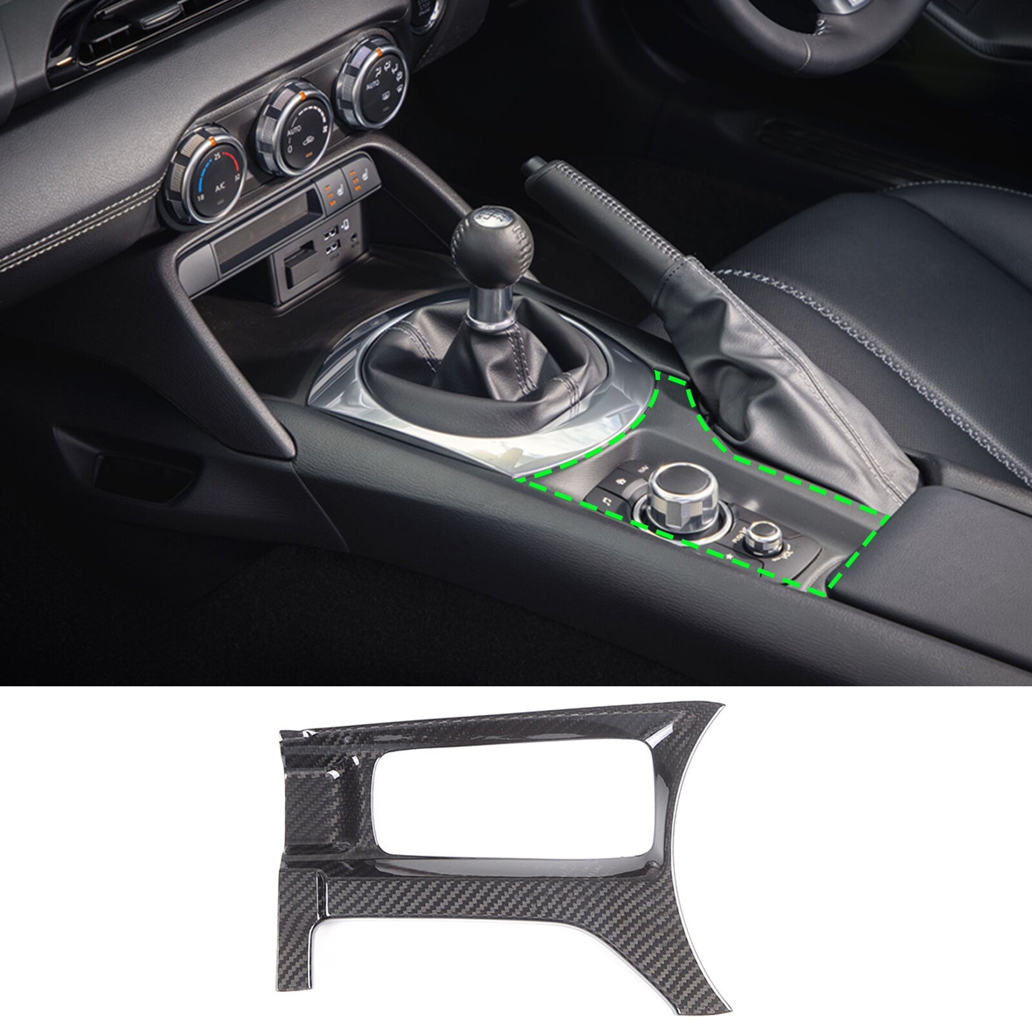 Aluminum Center Gear Shift Side Storage Box Organizer for Maverick 2022 - 24- v
