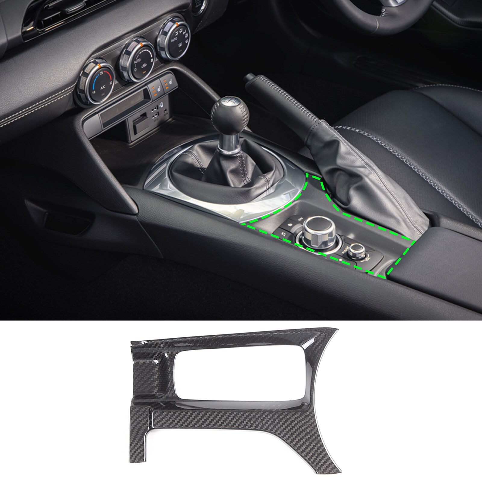 Aluminum Center Gear Shift Side Storage Box Organizer for Maverick 2022 - 24- v