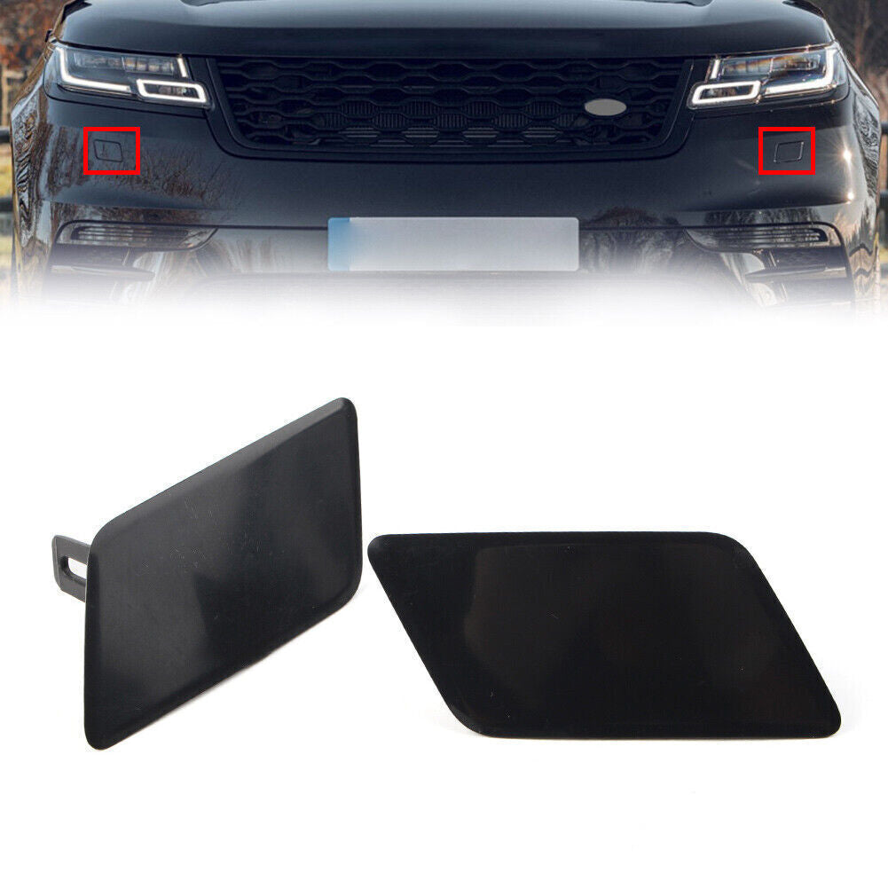 Front Headlight Washer Cover Jet Nozzle Cap LR093500 for Range Rover Velar 2017+ Q