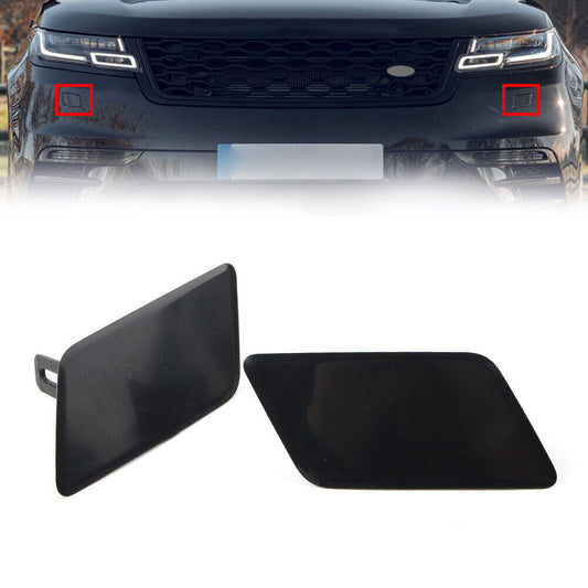 Front Headlight Washer Cover Jet Nozzle Cap LR093500 for Range Rover Velar 2017+ Q