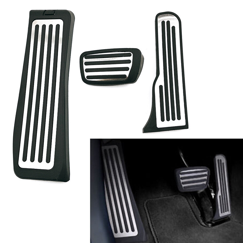 LHD Stainless Steel Car Foot Rest Brake Gas Pedals Cover for Chevrolet Camaro