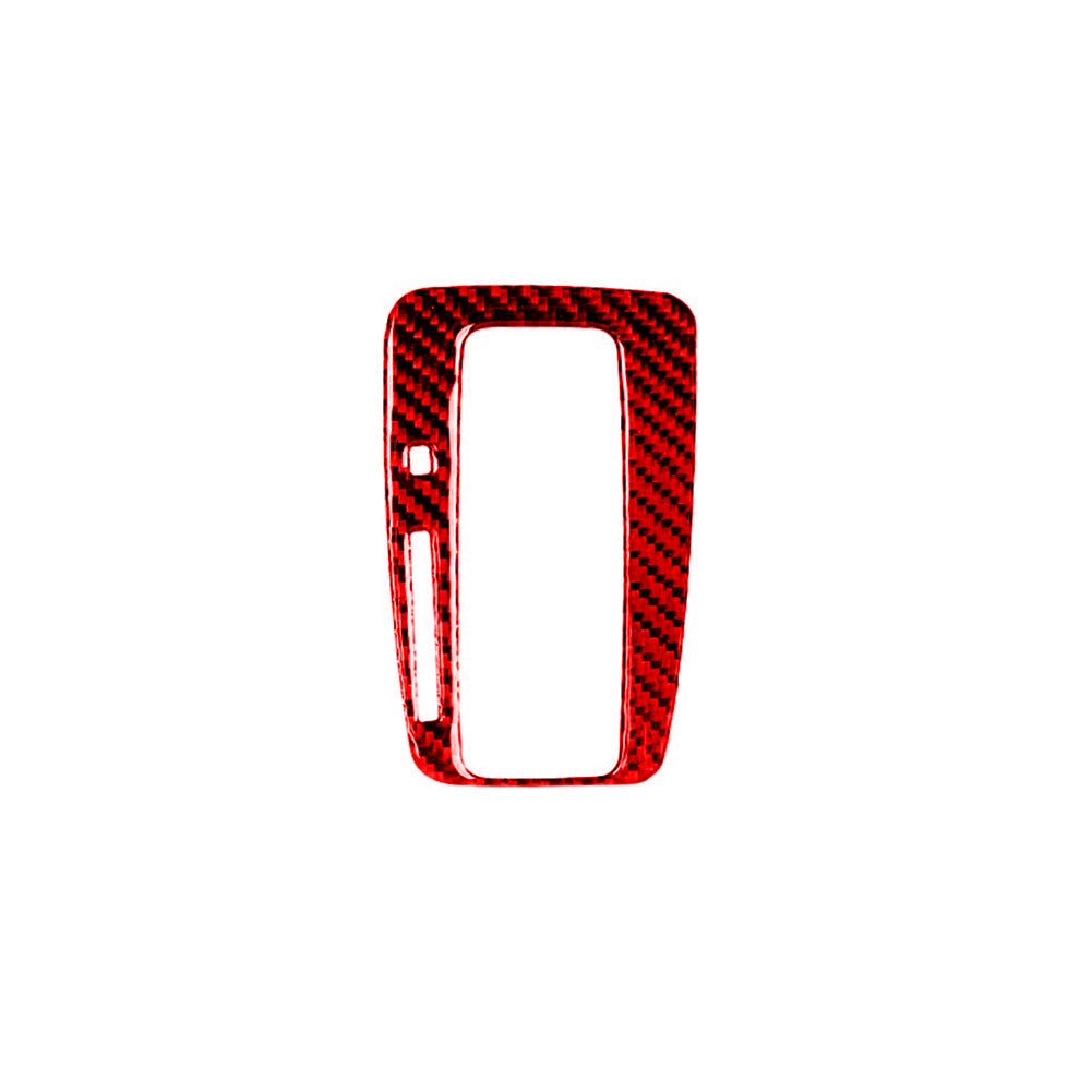 Red Carbon Fiber Automatic Transmission Panel Trim for Honda CRV CR-V 2012-2016