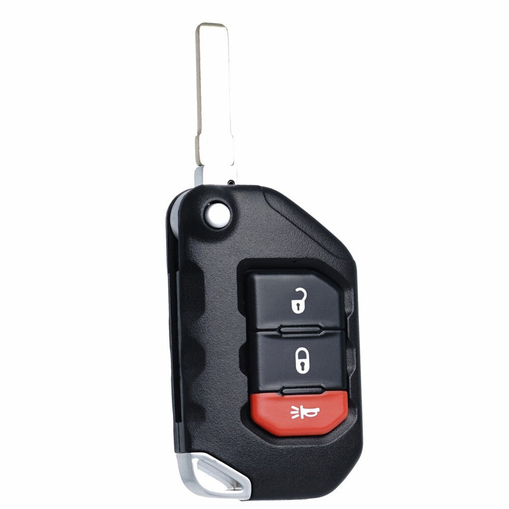 Remote control compatible with 2018-2021 for Jeep for Wrangler keyless entry car key chain OHT1130261