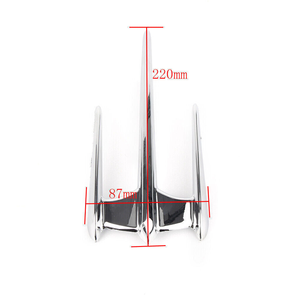 for Honda Goldwing GL1800 F6B VTX1300/1800 Chrome Front Fender Accent Decor Trim