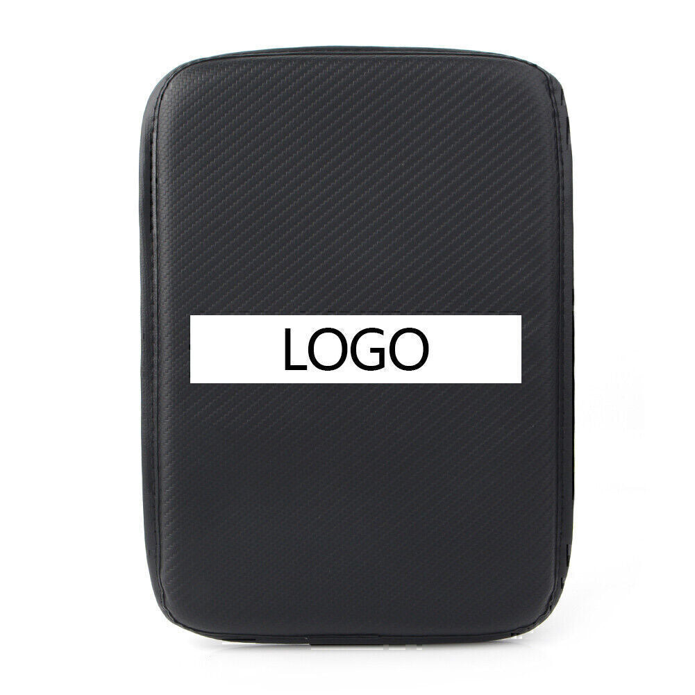 Center Console Armrest Cushion Mat Cover Fit for CADILLAC Embroidery Carbon Fiber Q