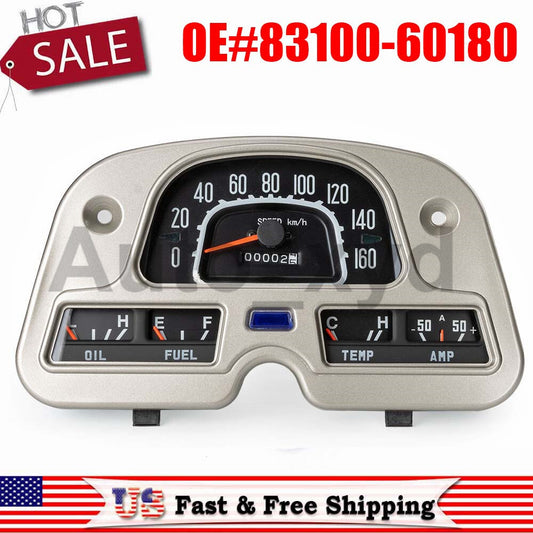 One-piece speedometer cluster 83100-60180 is suitable for Toyota for Land Cruiser FJ40, BJ40, and FJ45. Q