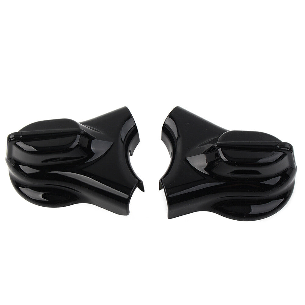 Black Rear Swingarm Axle Covers Kit for Harley Heritage Softail 2008-2017 FXS Q