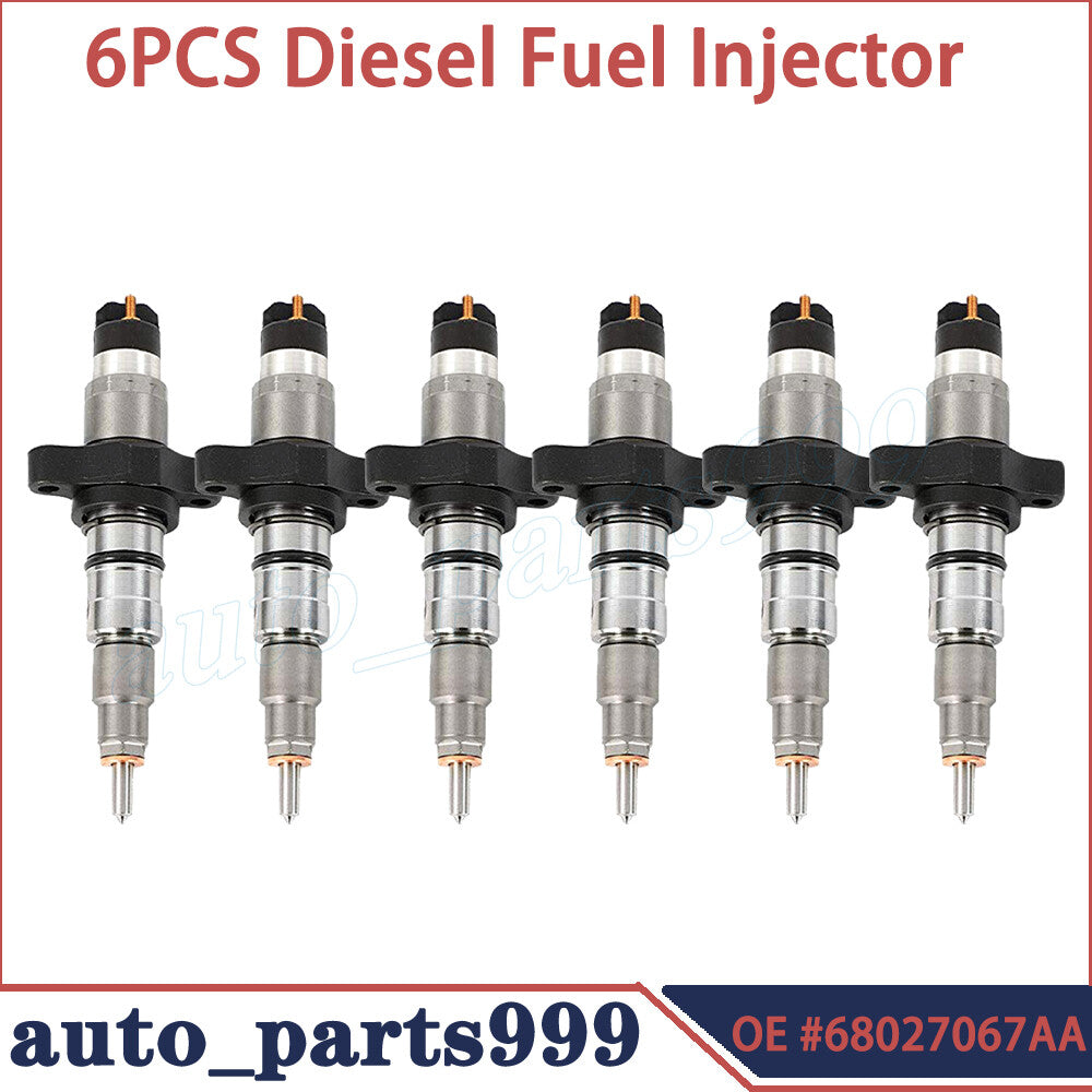 6-piece kit for Dodge 6.7L for Ram 07-12 truck common rail diesel fuel injectors n