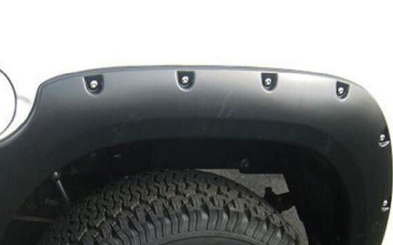 Wheel Eyebrow Arches Fender Flares 4pcs 2014-2021 Black Matte for Toyota Tundra