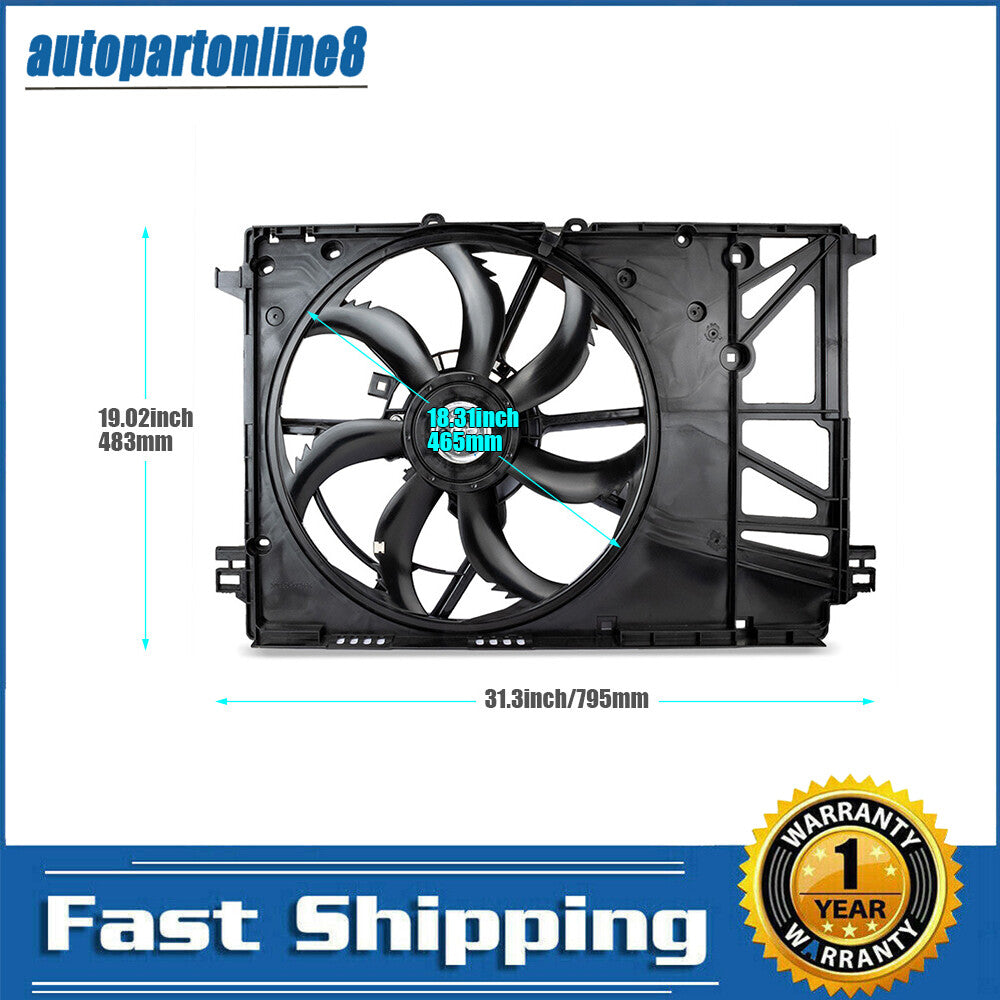 1PC New Engine Cooling Fan Assembly Fits for Toyota RAV4 2019-2021 16360-25010 Q