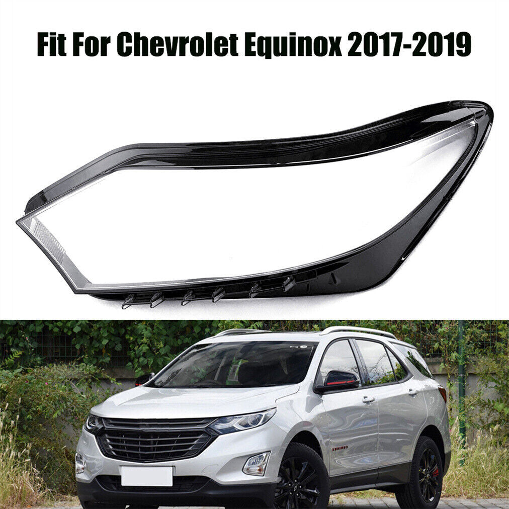 for Chevrolet Equinox 2017-2019 Headlight Headlamp Clear Lens Left Cover 1Pcs