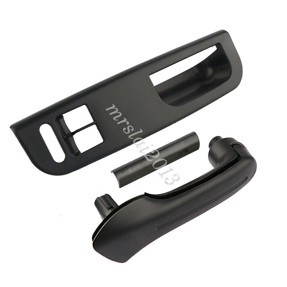 for VW for Golf MK4 2Door Interior Door Grab Handle + Window Switch Panel Bezel Trim Q