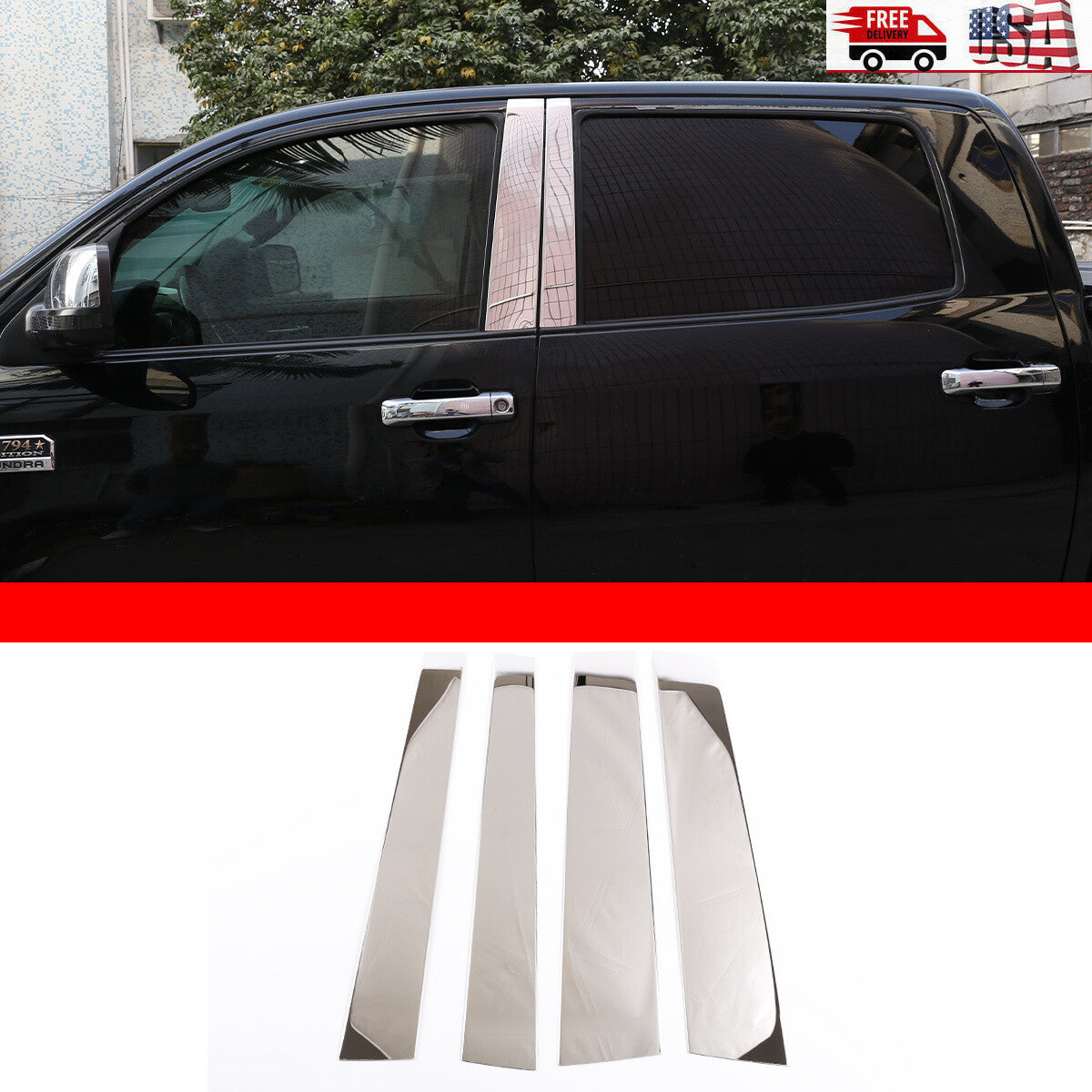 High installation brake light decorative cover external suitable for FJ Cruiser 2007-2021- v