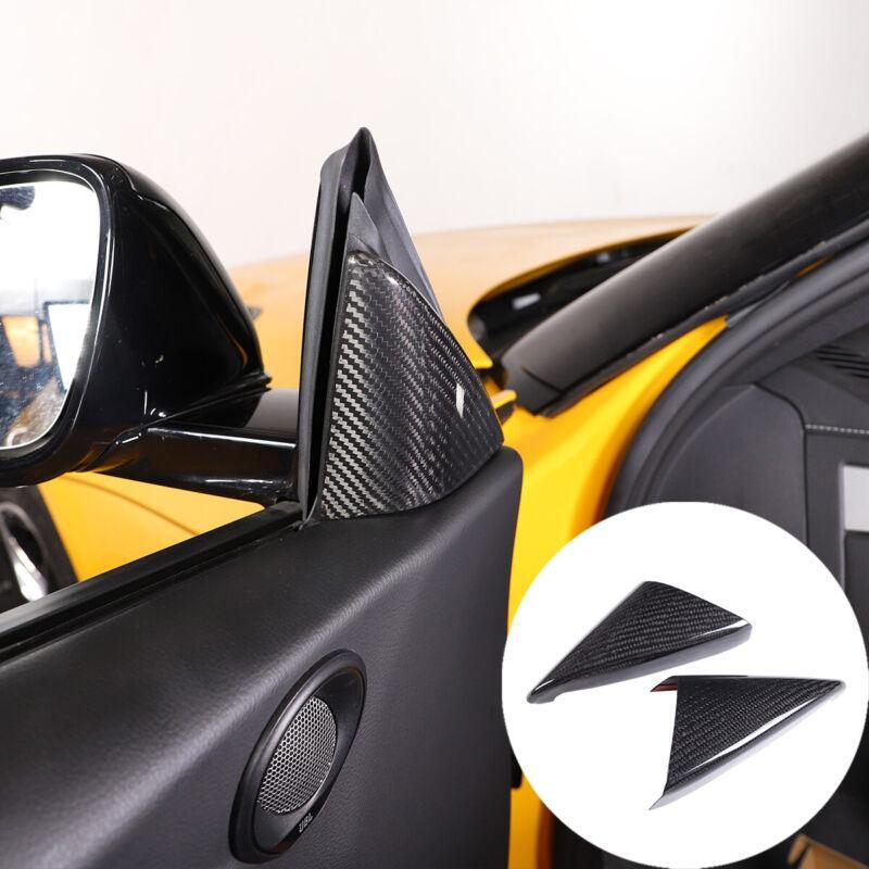 carbon fiber interior A-pillar panel trim cover suitable for GR Supra 2020 - 2023