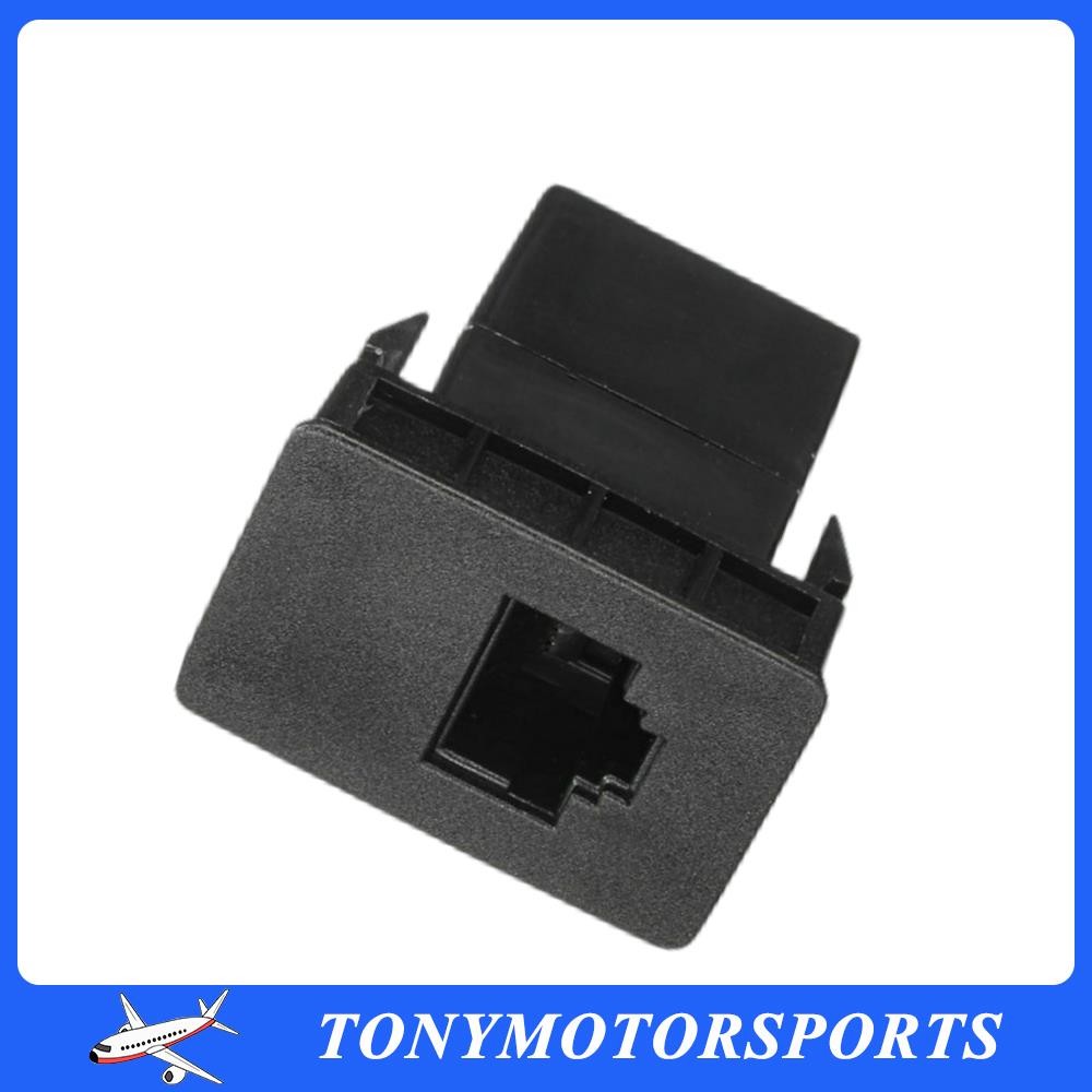 RJ45 UHF Radio Switch Panel Dash Socket Flush Black Fits For Prado RAV4
