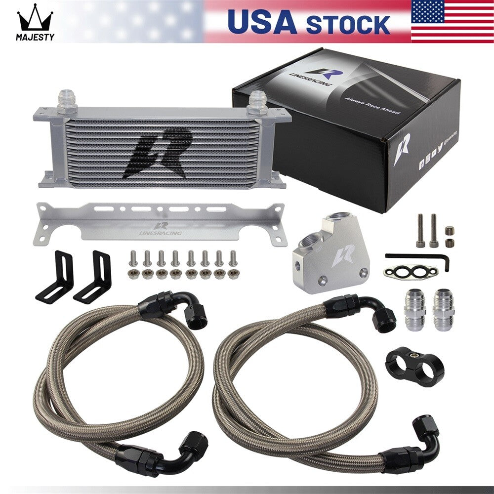 13 ROW AN10 ENGINE OIL COOLER KIT BOLT ON 97-04 for CHEVROLET for CORVETTE C5 LS1 LS6 SL