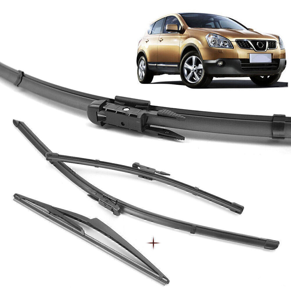 24+15+12 Front Rear Wiper Blades For 2006-2013 Dualis / for Nissan Qashqai J10