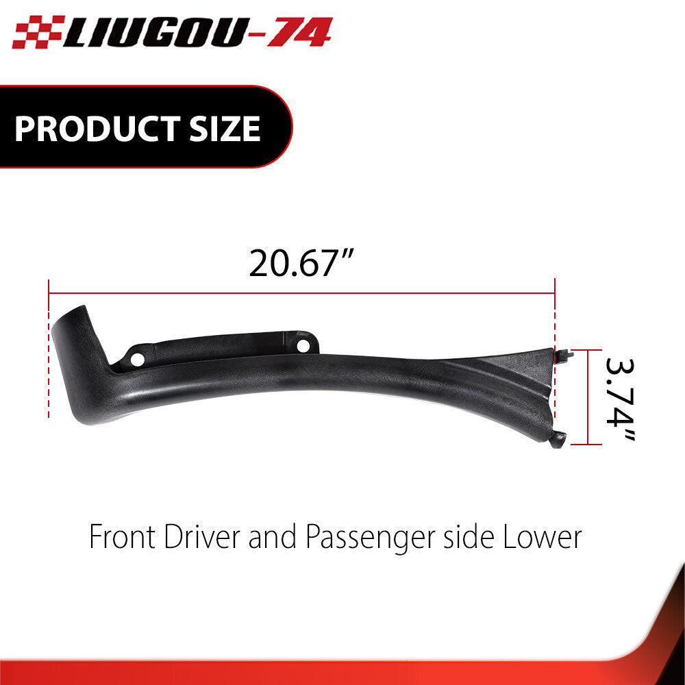 Suitable for 1996-2023 for GMC Savana 3500 2500 96-14 Savana 1500 front fender trim kit