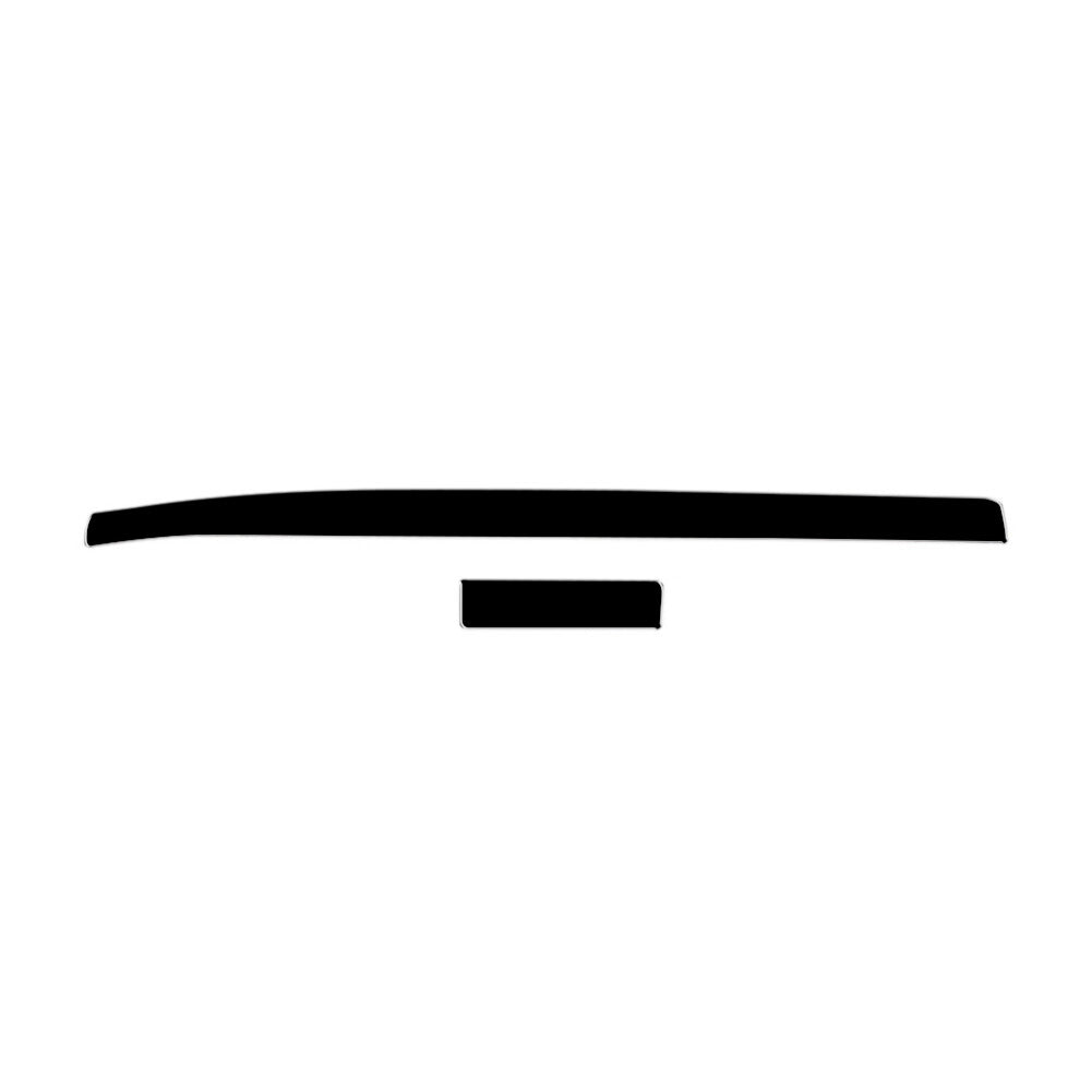 2Pcs Gloss Black Passenger Dashboard Cover Trim for Chrysler 200 2015-2017