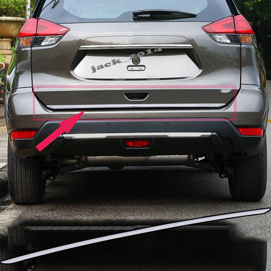 for Nissan Rogue X-Trail 2014-20 steel Rear Trunk Tail Gate Door Lid Cover Trim