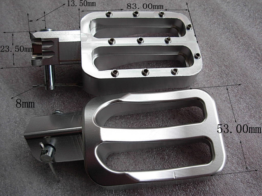 Blue CNC Foot Pegs Fit for Honda CRF50 XR50 crf70 xr70 pit dirt bikes SSR SDG DHZ