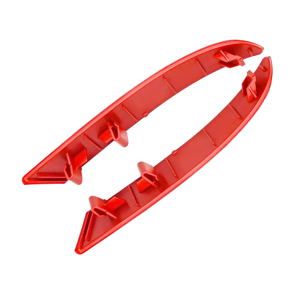 Pair Rear Bumper Reflector Red Plastic For 2018-2021 X3 G01 G08 Left+Right Side Q