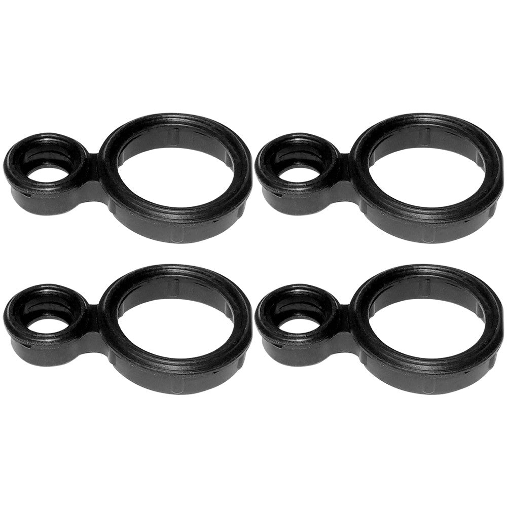 Set of 4 Ignition Coil Gasket Black Rubber for Cherokee Compass Dart 200 500X Q