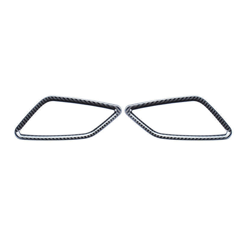Instrument LR Air Outlet Vent Trim for Nissan Murano 2015-21 Steel Carbon Fiber