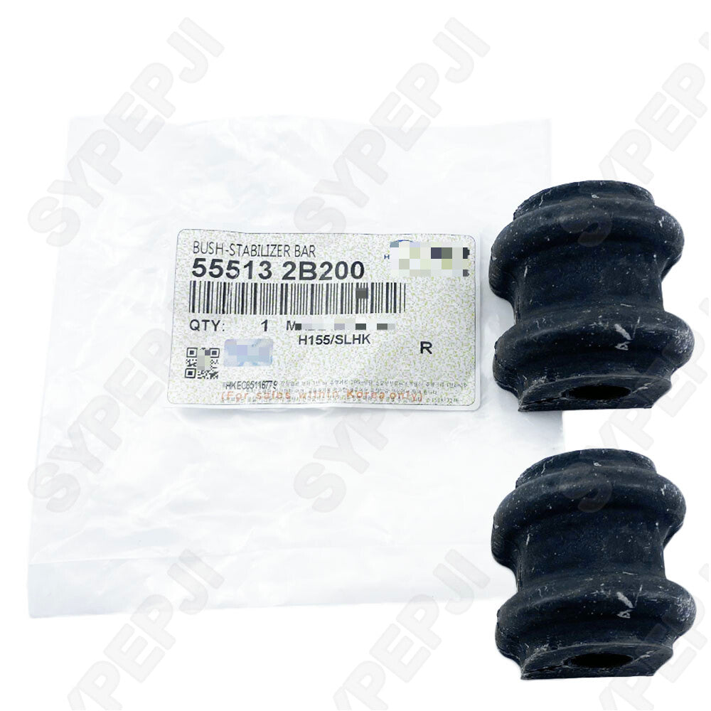 2-piece stabilizer Sway bar bushings suitable for 10-12 for HYUNDAI SANTA FE and 11-13 for Kia Sorento 2.4L.