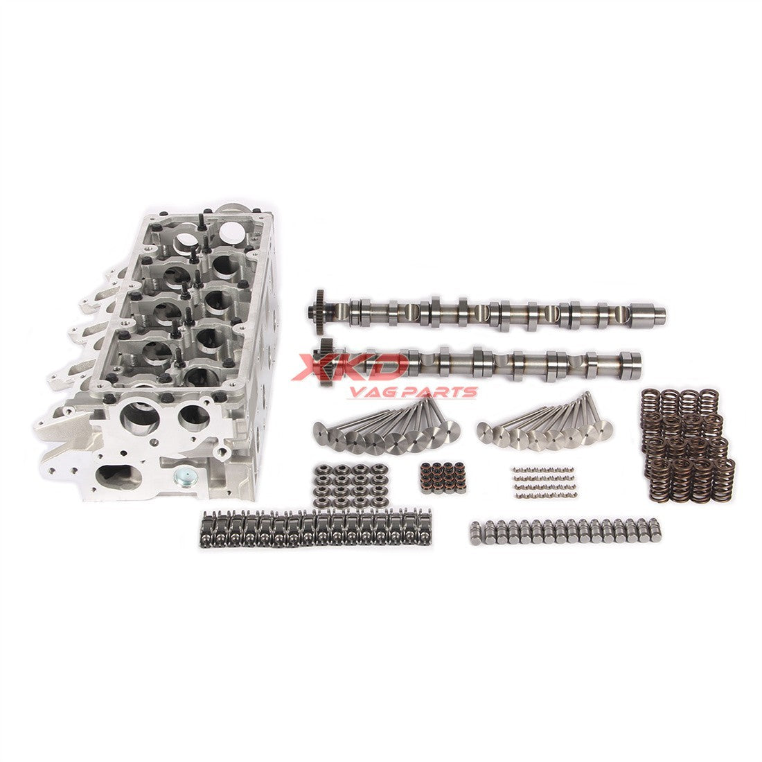 2.0TDI Cylinder Head & Camshafts & Valves Fit for VW for Golf for Jetta for Passat for Audi for A4 Q